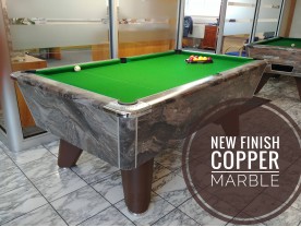 supreme winner pool table copper marble